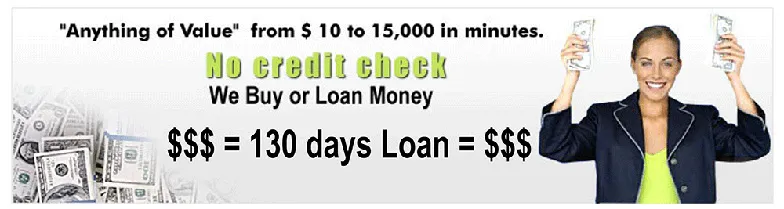 No Credit Check ... $$$